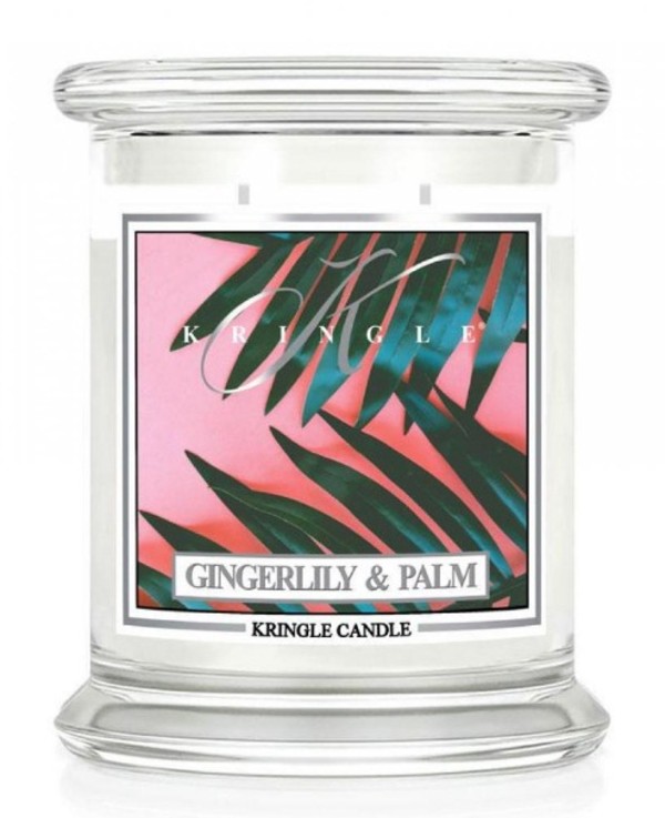 Gingerlily & Palm Średni klasyczny słoik z 2 knotami