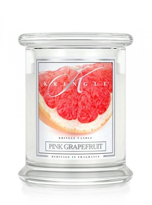 Pink Grapefruit - średni, klasyczny słoik z 2 knotami