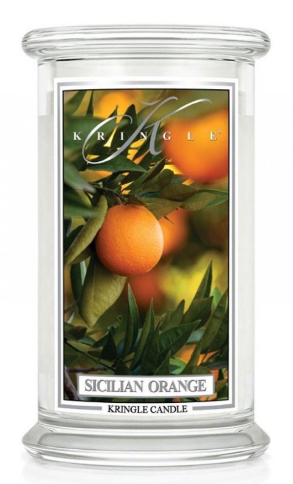 Sicilian Orange Duży klasyczny słoik z 2 knotami