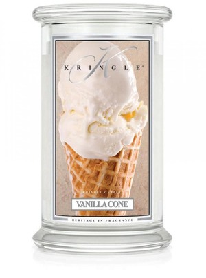 Vanilla Cone - duży, klasyczny słoik z 2 knotami