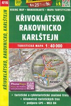 Krivoklatsko, Rakovnicko, Karlstejn Hiking Map / Wanderkarte / Mapa turystyczna Skala: 1:40 000