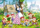 Puzzle KRÓLEWNA ŚNIEŻKA 25 elementów Snow White and the Seven Dwarfs
