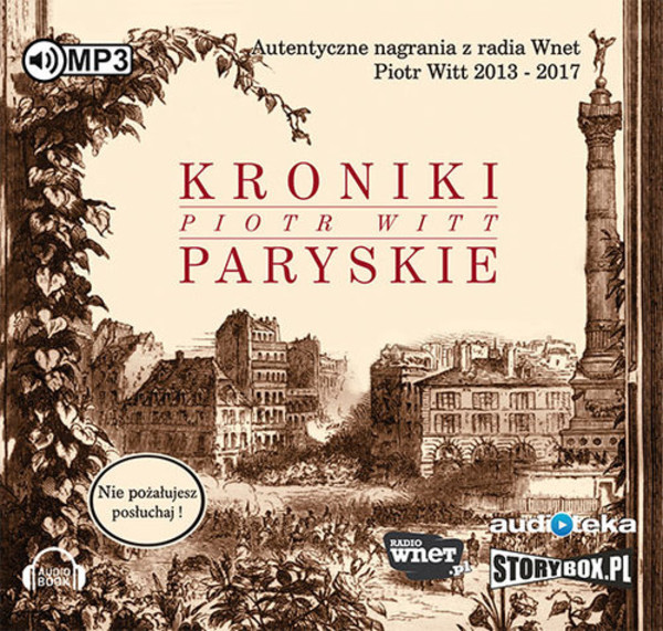 Kroniki Paryskie Audiobook CD Audio