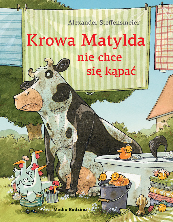 Krowa matylda nie chce się kąpać