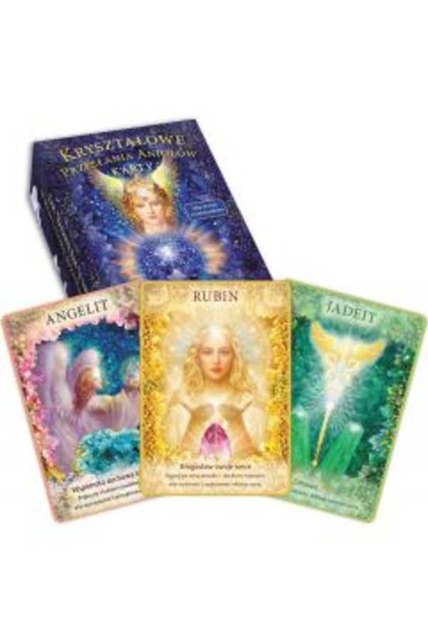 Kryształowe przesłania aniołów Karty+książka