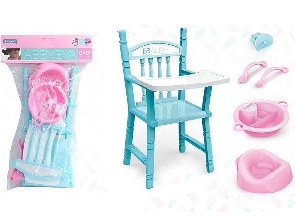 Krzesełko do karmienia dla lalki