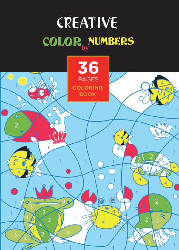 Creative. Color by Numbers Kolorowanka. Coloring book
