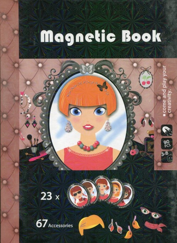 Książka magnetyczna lusterko
