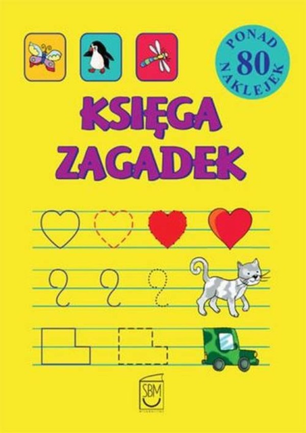 Ksiega zagadek 80 naklejek