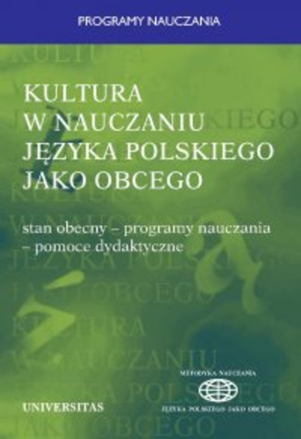 Kultura w nauczaniu języka polskiego jako obcego - pdf
