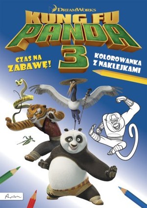 Kung Fu Panda 3 Kolorowanka z naklejkami Czas na zabawę