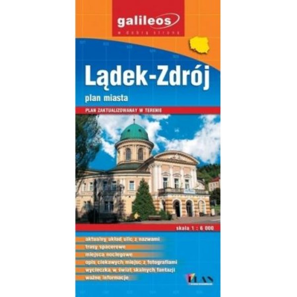 Lądek Zdrój Plan miasta Skala 1: 6 000