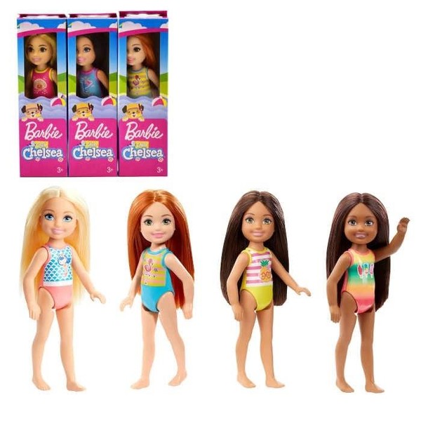 Lalka Barbie Chelsea Beach 13 cm