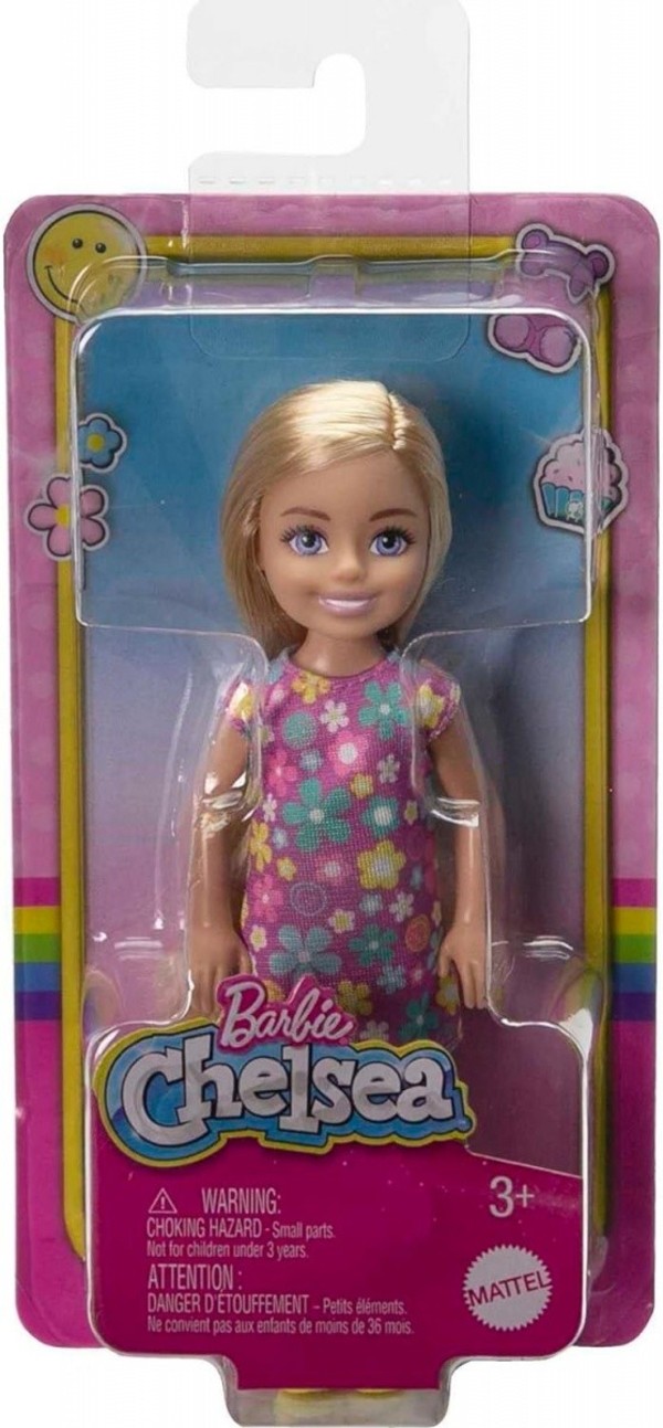 Lalka Barbie Chelsea sukienka w kwiatki HKD89