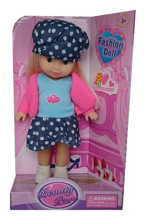 Lalka Fashion Doll spódnica w groszki 26 cm