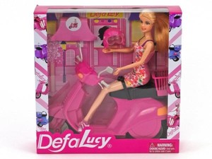 Lalka na skuterze Defa Lucy