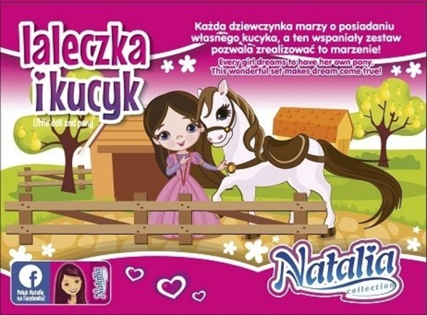 Lalka Natalia z kucykiem