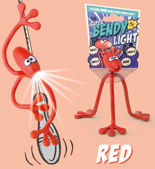 Lampka do książki super bendy czerwona if