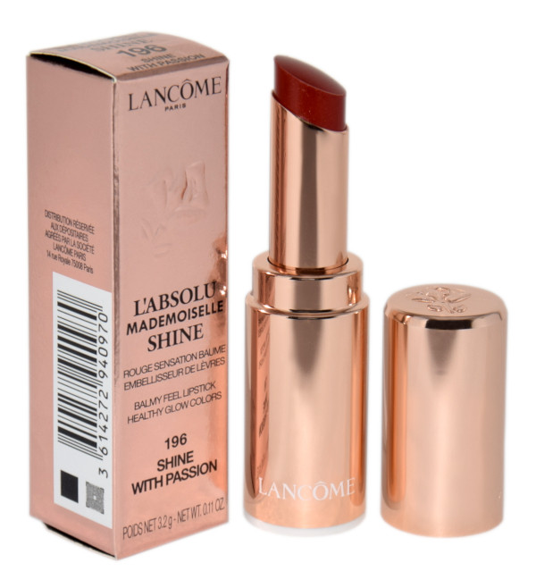 L`Absolu Mademoiselle Shine 196 Shine With Passion Pomadka do ust