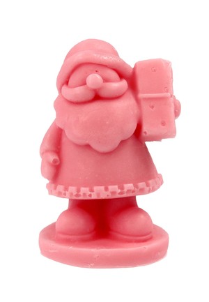 Mały Święty Mikołaj - różowy Mydełko glicerynowe