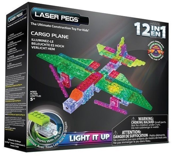 Laser Pegs 12 in 1 Cargo Plane