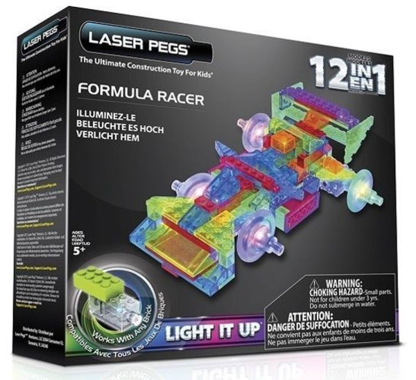 Laser Pegs 12 in 1 Formula Racer