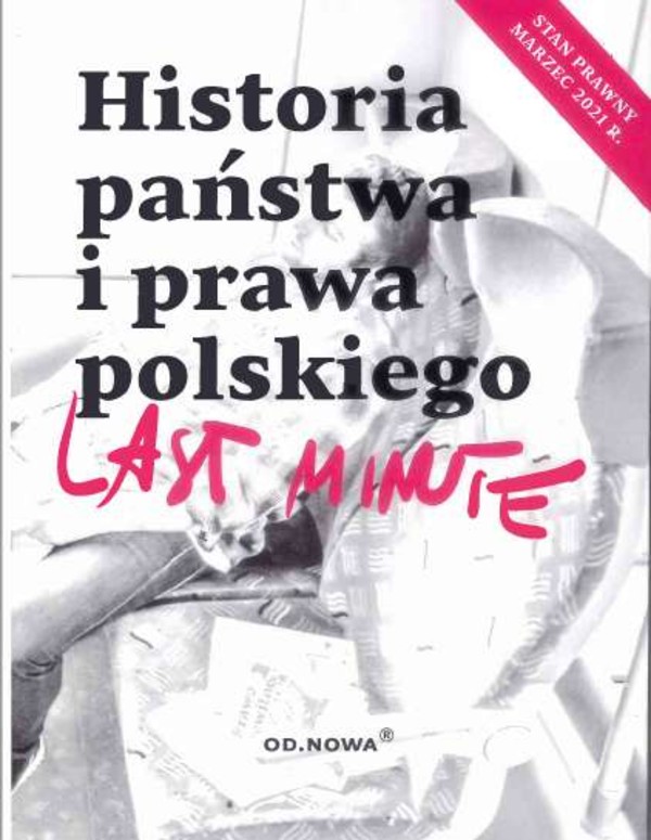 Last minute Historia państwa i prawa polskiego