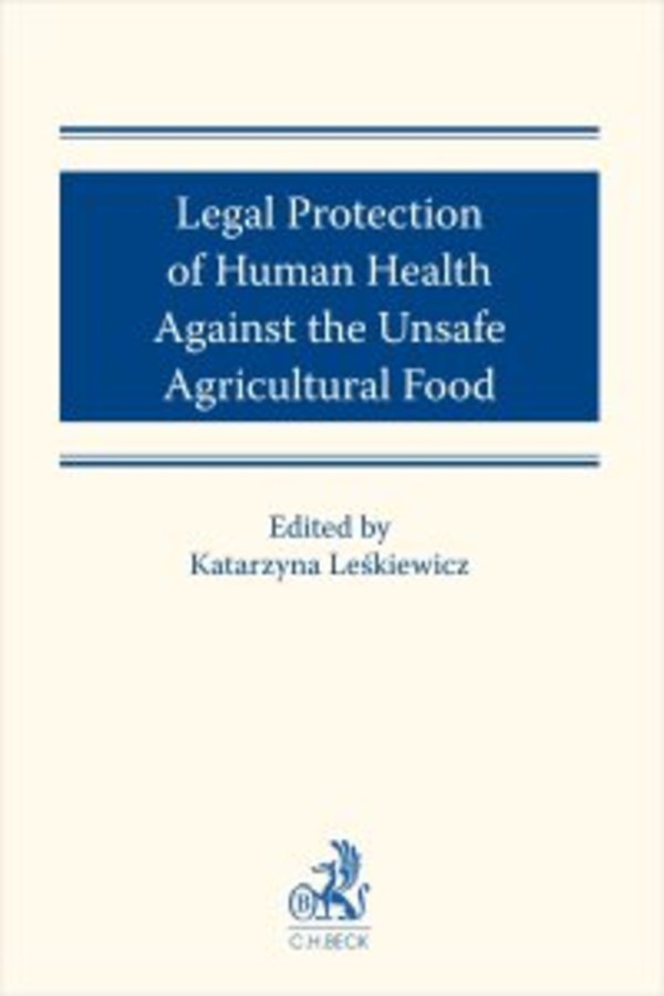 Legal protection of human health against the unsafe agricultural food - pdf