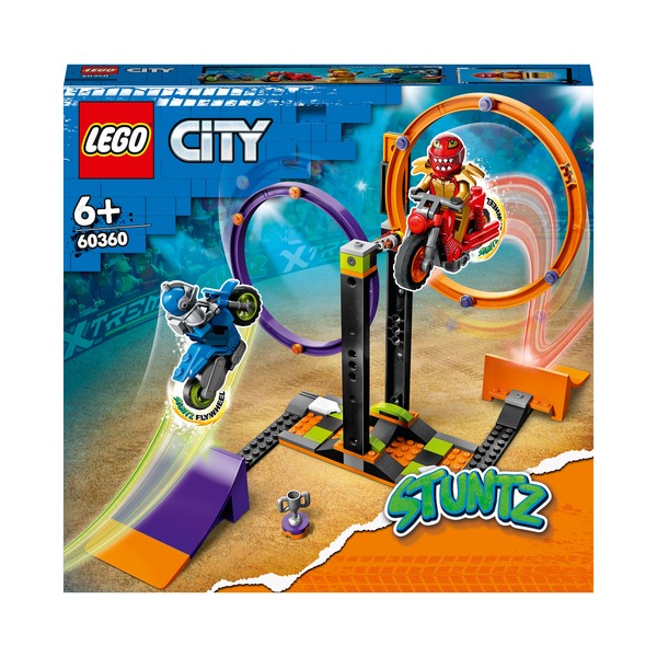 LEGO City Stuntz Wyzwanie kaskaderskie - obracające się okręgi 60360