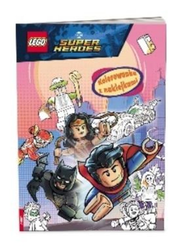 LEGO DC Super Heroes Kolorowanka z naklejkami