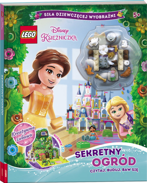 Lego Disney Księżniczka Sekretny Ogród. Czytaj, Buduj, Baw Się