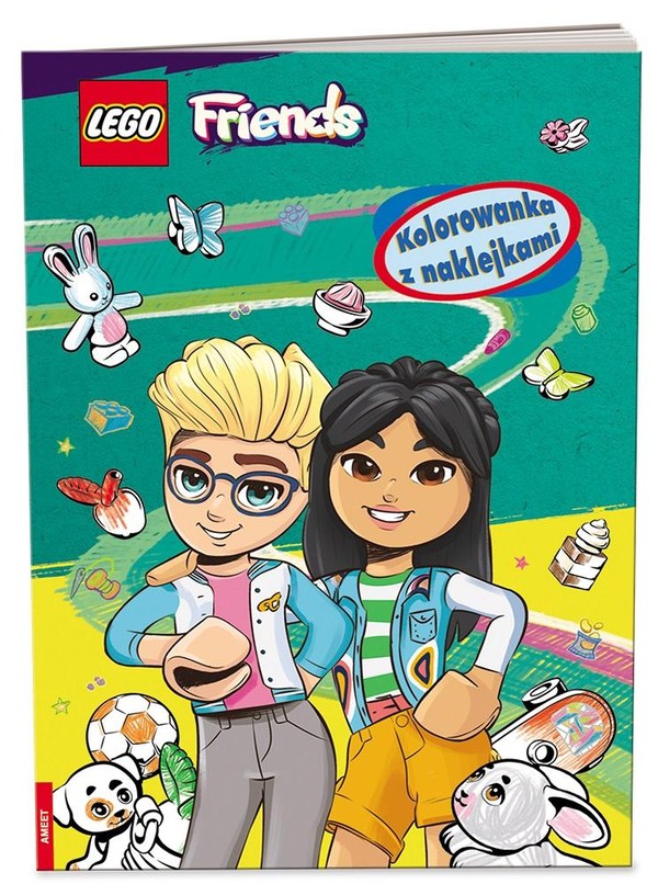 LEGO Friends Kolorowanka z naklejkami