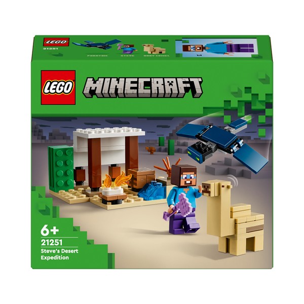 LEGO Minecraft Pustynna wyprawa Steve`a 21251