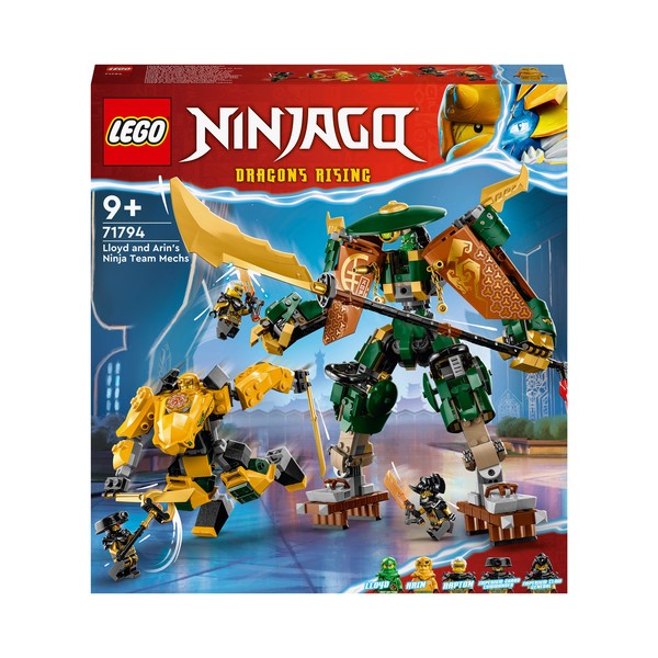 LEGO NINJAGO Drużyna mechów ninja Lloyda i Arina 71794