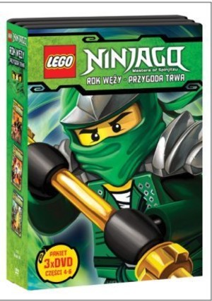 LEGO NINJAGO. Rok węży. Przygoda trwa Pakiet 4-6 (3 DVD)