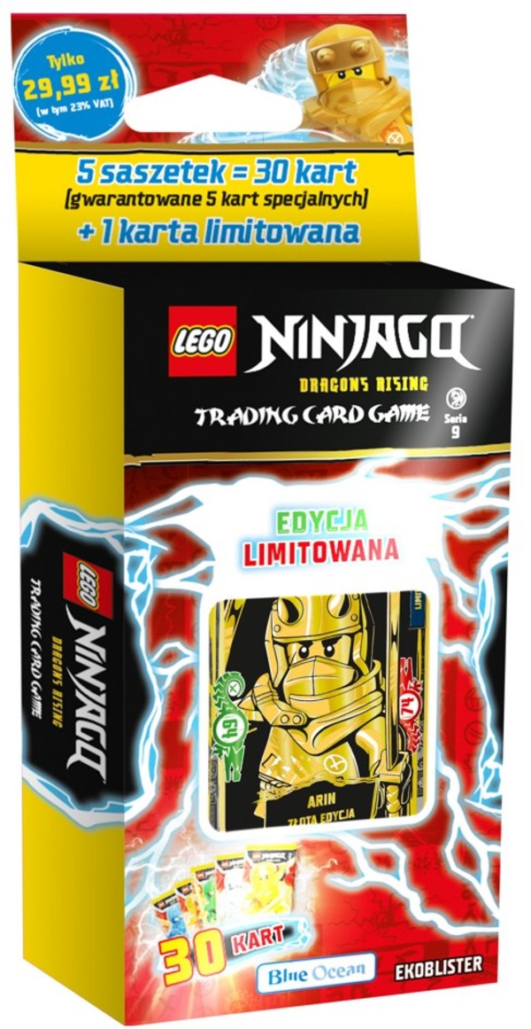 Gra LEGO NINJAGO Trading Card Game seria 9 ekoblister