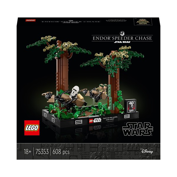 LEGO Star Wars Diorama: Pościg na ścigaczu przez Endor 75353