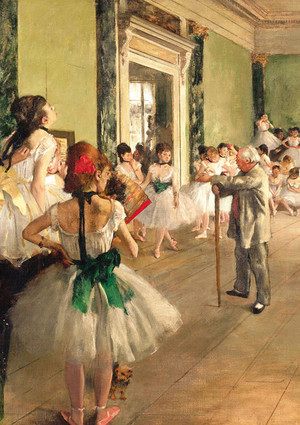Lekcja tańca Edgar Degas