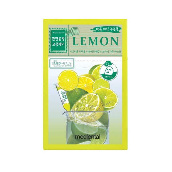 Lemon Rozjaśniająca maska w płacie z ekstraktem z cytryny i limonki
