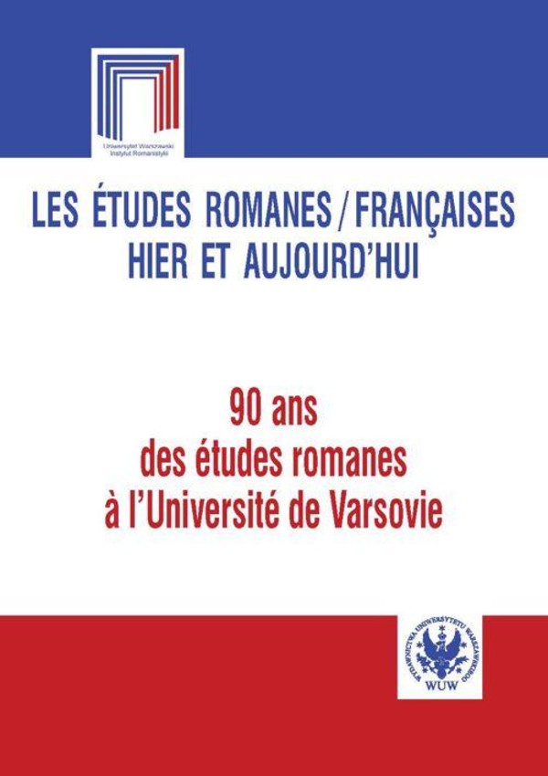 Les études romanes / Françaises hier et aujourd`hui - pdf