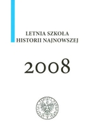 Letnia Szkoła Historii Najnowszej 2008
