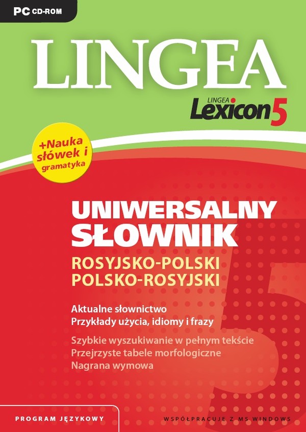 Lexicon 5 Uniwersalny słownik rosyjsko-polski, polsko-rosyjski