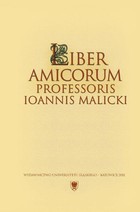 Liber amicorum Professoris Ioannis Malicki - pdf