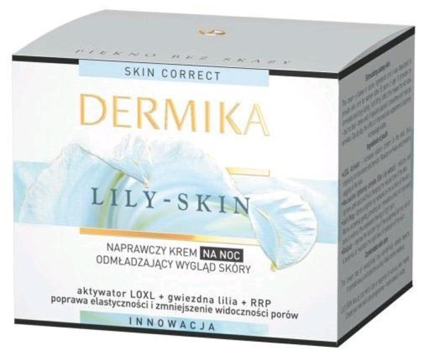 Lily Skin 50+ Naprawczy Krem odmładzający wygląd skóry na noc