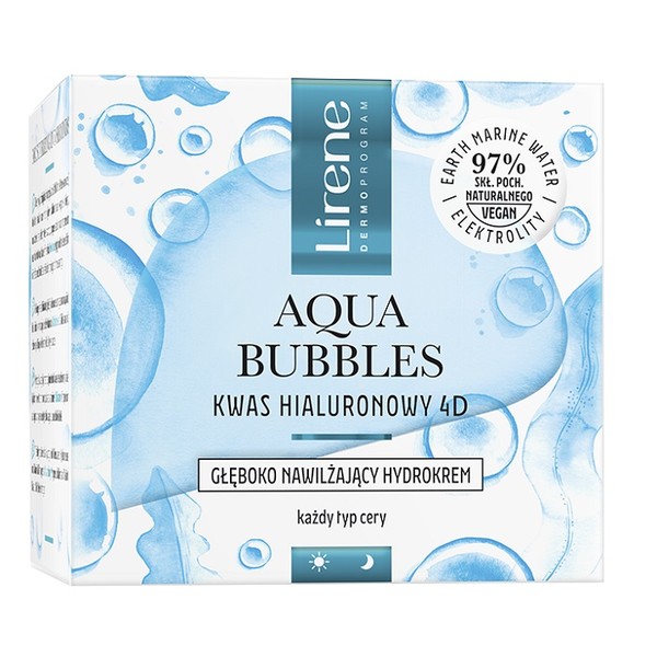 Aqua Bubbles Hyaluronic Acid 4D Głęboko nawilżający hydrokrem do każdego rodzaju skóry