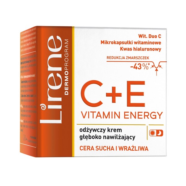 Dermoprogram Vitamin Energy C + E Odżwczy krem głęboko nawilżający