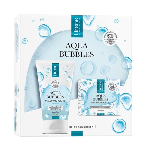 Aqua Bubbles Krem nawilżający + Żel myjący