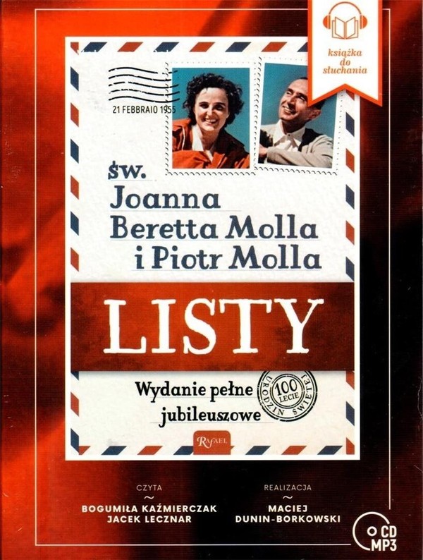 Św. Joanna Beretta Molla i Piotr Molla. Listy Audiobook CD MP3