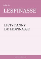 Listy panny de Lespinasse - mobi, epub