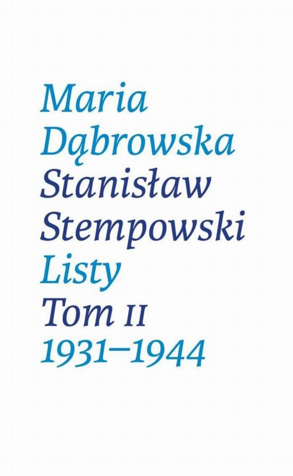 Listy. Tom II. 1931-1944 - mobi, epub, pdf